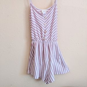 Urban Outfitters Pink Striped Romper